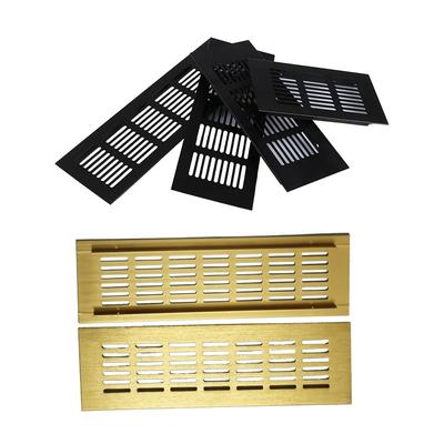 Grilles d'aération en alliage d'aluminium, couvercles décoratifs pour armoires, grilles rectangulaires