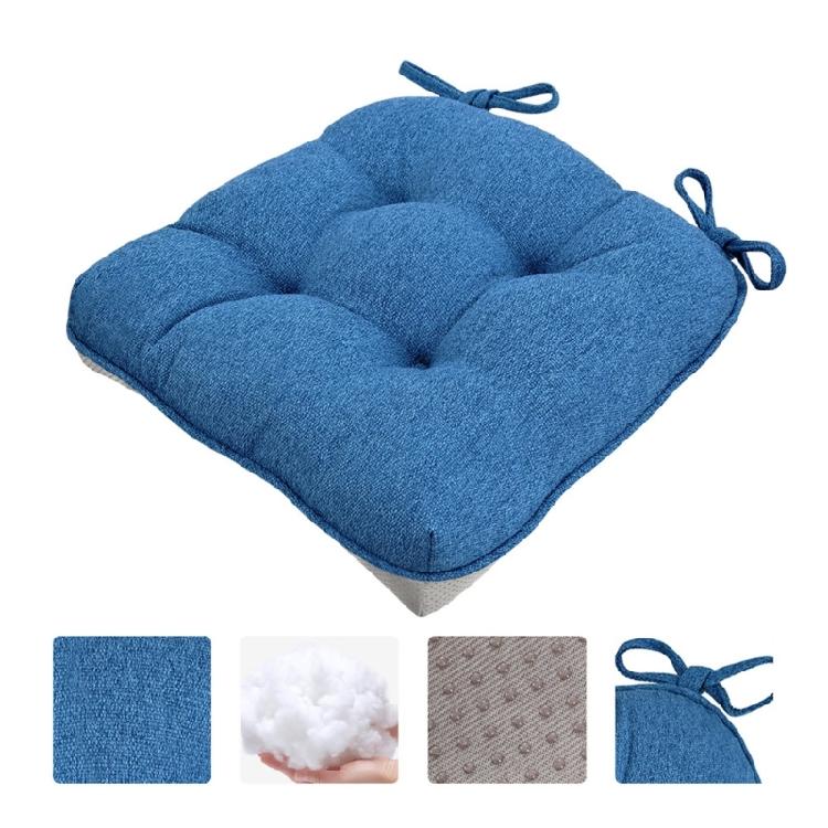 Thick Square Chair Cushion Features Nonslip Base Ideal For Home Offices And Restaurant Seatings