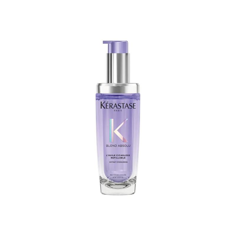 Питательное масло для волос Kerastase для осветленных блондинок, придающее объем и пышность / 75 мл золотой
