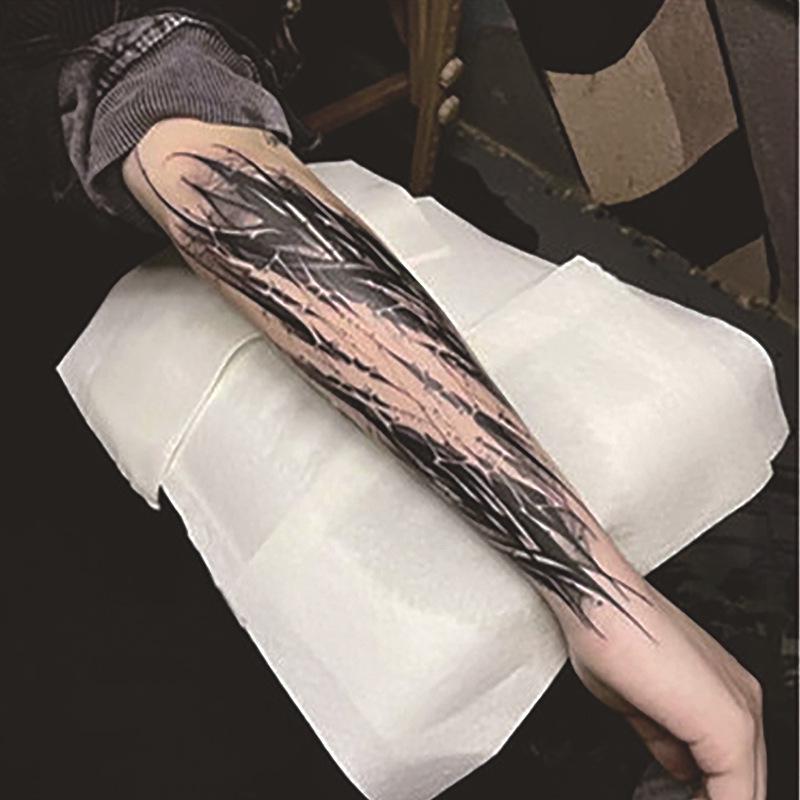 Waterproof Herbal Juice Tattoo Decals - Semi-Permanent, Non-Reflective for Men & Women’s Arms, Chest, Back