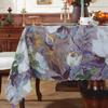 Stylish American Art Table Cover Scratch Resistant Polyester Multipurpose Home Decoration Accessory
