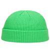Autumn Winter Melon Cap Men Women Knitted Hat Beanie Skullcap Sailor Caps Cuff Short Brimless Retro Navy Style Hats Casquette