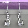 CHSHINE 925 Sterling Silver Charming Zircon Earrings For Women Fashion Jewelry