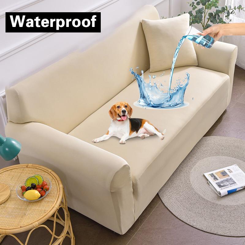 Water-Resistant Sofa Protector Elastic Sofa Cover Adjustable Armchair Couch Cover Corner Sofa Slipcover Furniture Protector 1Pc