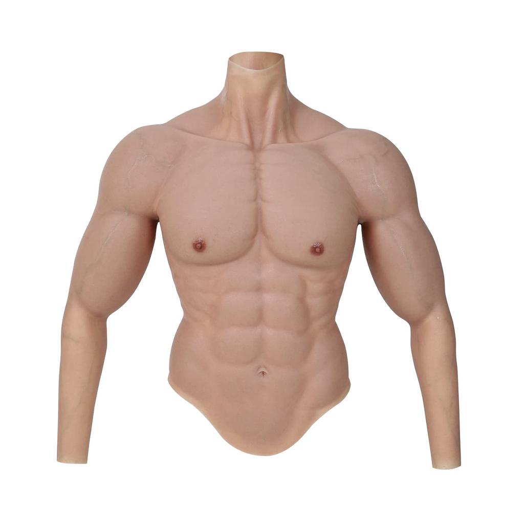 Silicone Muscle Fake Cosplay Deltoid Fake Handsome Dressing Women [SMITIZEN] Suit, Muscles, Biceps, Muscles, Triceps, Abs, Macho, Disguise, Muscles,