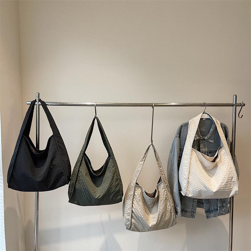Korean version ins cloth bag bag women's new large-capacity fashion casual lazy style one shoulder underarm tote bag