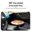 Universal Tesla Car-Mounted Rotating Wood Table for Vehicle Interiors