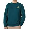 Puma Sports Life Collection Brand Logo Pattern Thickened And Fleece Lined Sweatshirt Men's Green 680140-43