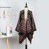 Double-Sided High-End Retro Exotic Ethnic Style Shawl With Women'S Scarf Women'S Simple Warm Cape