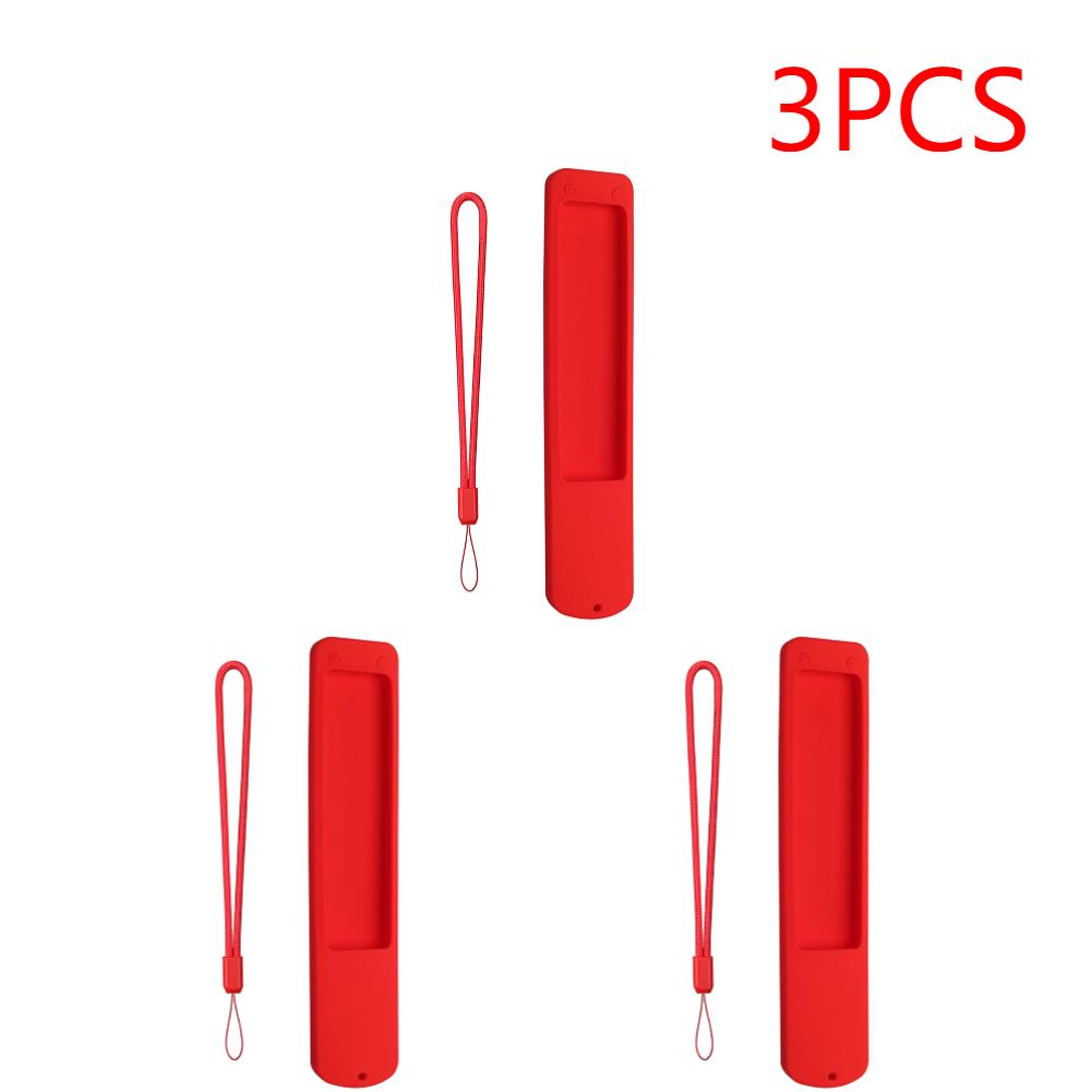 1-3pcs Silicone Case  for XMRM-ML Remote Control Cover Anti-Drop Remote Case Anti-Scratch Protective Skin Sleeve with Lanyard