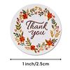 500Pcs/roll Floral Thank You Sticker for party Package stationery sticker
