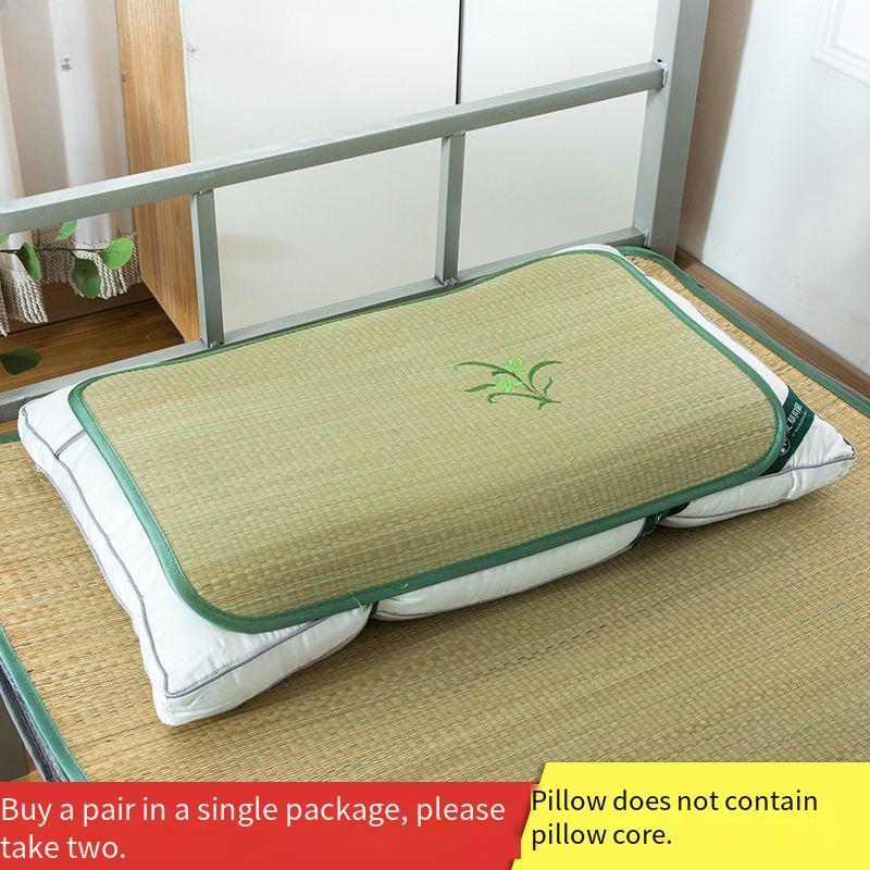 Față de pernă din ratan de bambus natural Răcoroasă de vară Uz casnic Respirabilă Modă Așternuturi Husă de pernă de lux Dormitor Universal Acasă