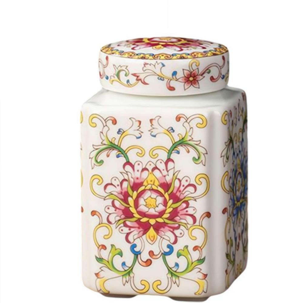 

Традиционный китайский керамический чайник многоразовый организация кладовой печенье чай кофейные зерна разноцветный