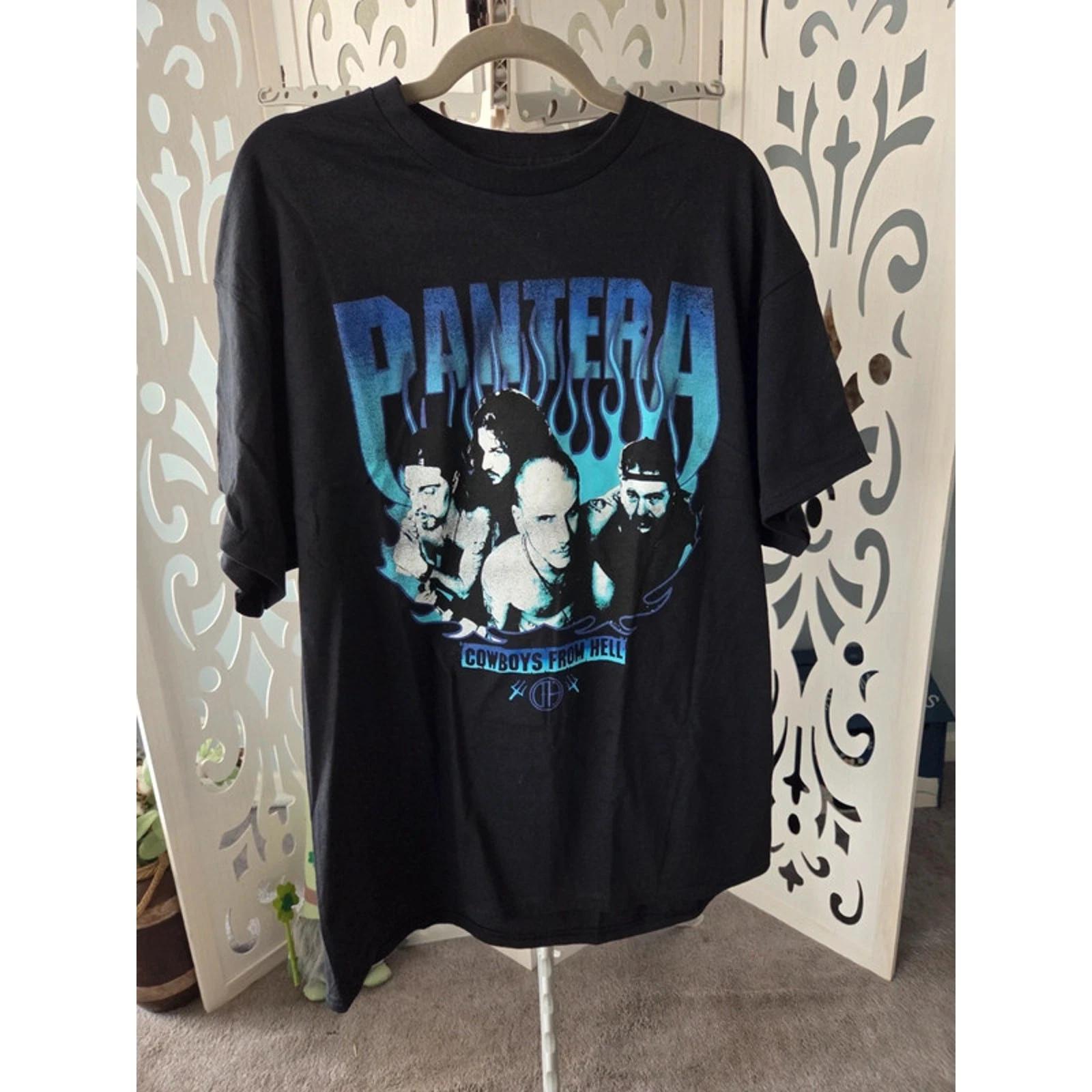 Pantera Cowboys From Hell Band T Shirt XL Black Heavy Metal Graphic Tee M
