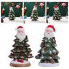 Mini Resin Christmas Tree Ornament for Holiday Decor Charming Desktop Decoration for Home Office Classroom and More