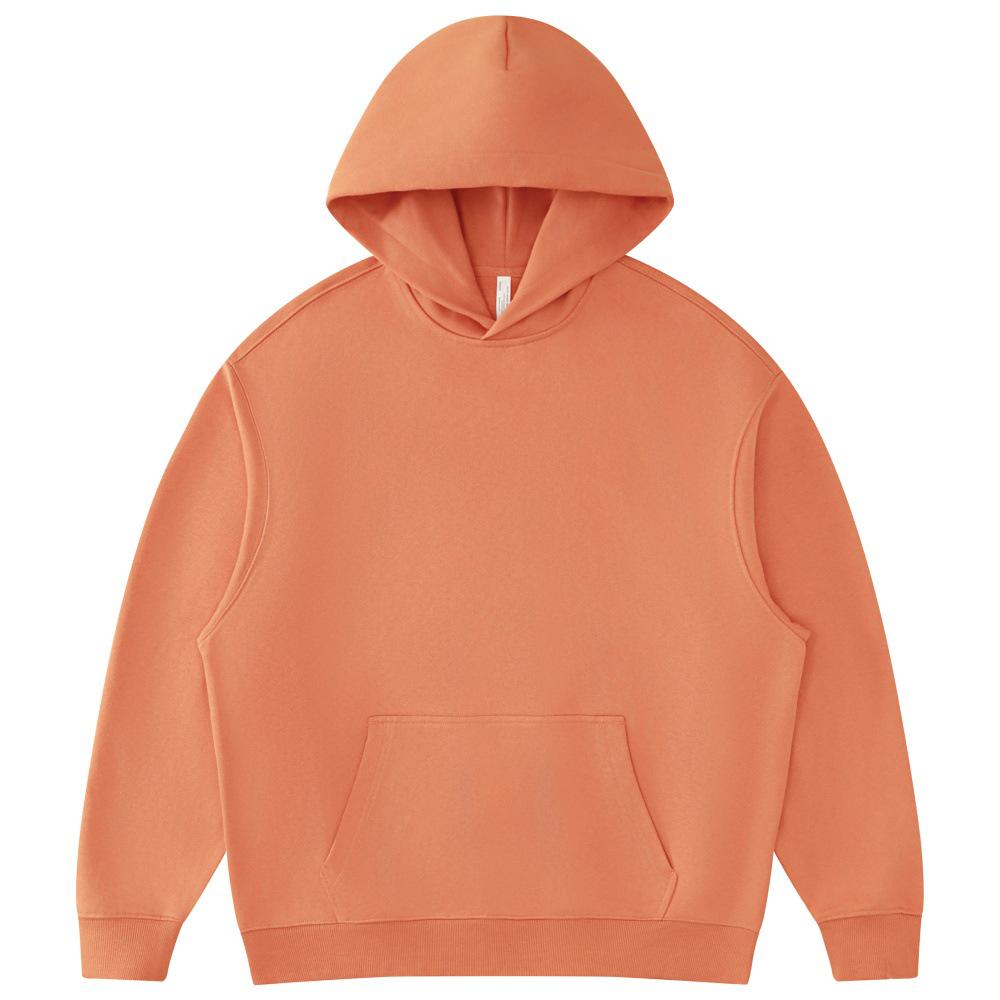 

LVLV Kids American Style Loopback Brushed Microfleece Hooded Sweatshirt - Parent-Child Dopamine Collection, 430g 120 cm