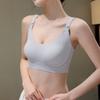 Seamless Front-opening Nursing Bra for Pregnancy Providing Support Preventing Sagging and Lightweight for Breastfeeding