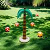 34.3-inch Inflatable Coconut Tree PVC Decoration Beach Themed Swimming Pool Party Decoration Outdoor Portable Party Supplies