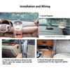 Front Windshield Car Camera No Wiring Required Night Mode 140° Wide View Loop Recording Built In G Sensor For Accident Protection