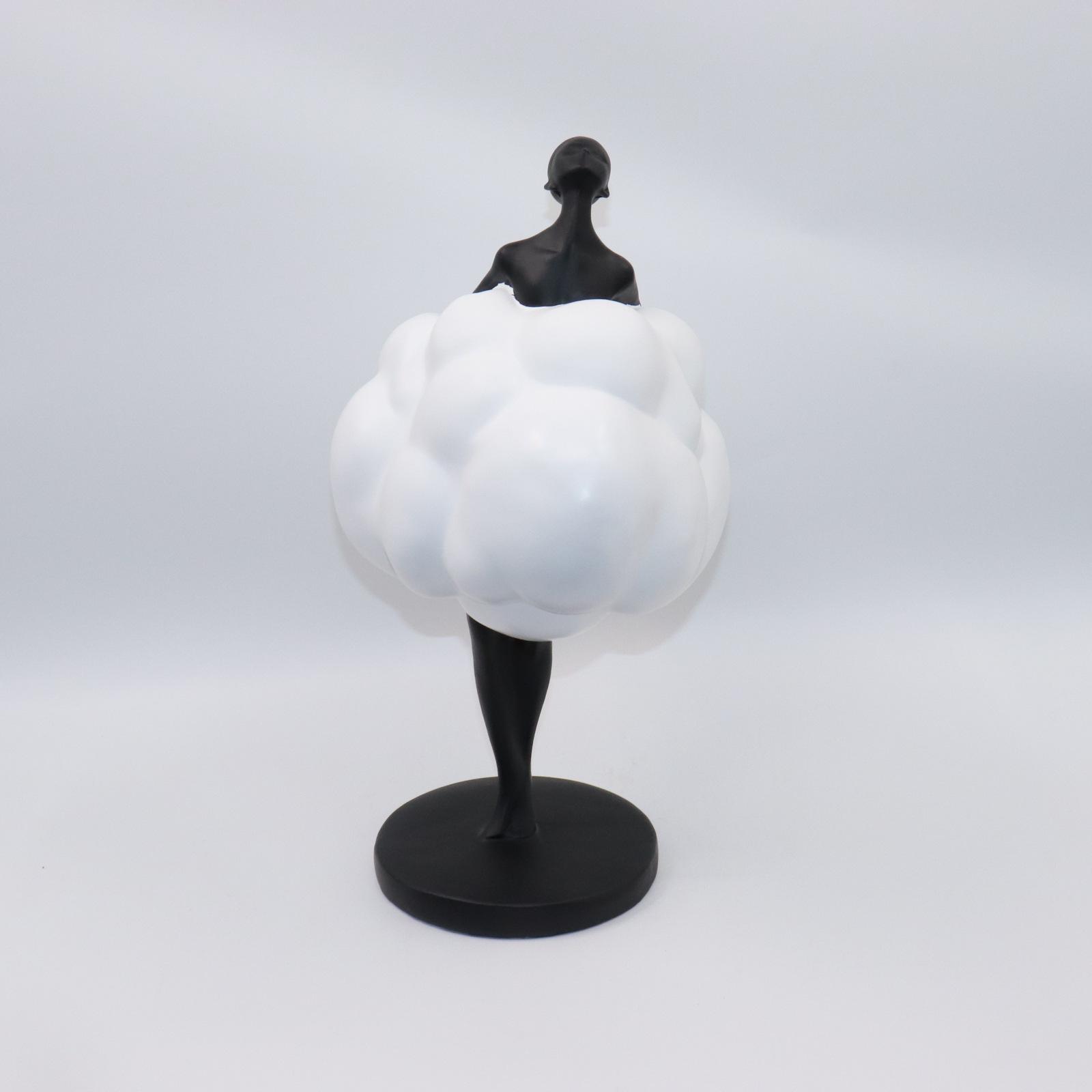 

Modern Cloud Tree Resin Ornament for Coffee Table or Office Decor