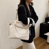 Summer New Simple Casual Cloth Bag Single Shoulder Fashion Lightweight Portable Tote Bag Commuting Class Armpit Bag