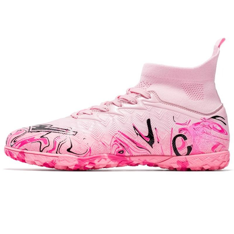 Size 34-46 Men/Women's Camouflage Football Boots Rubber Soft Sole Short Nail Artificial Turf Youth Children Football Shoes