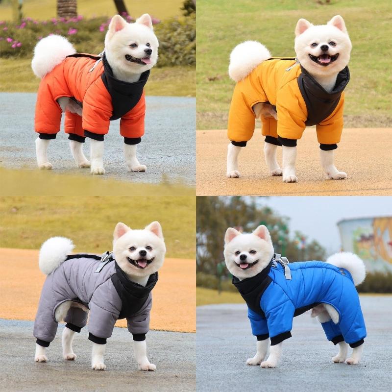 Padded Dog Jackets Reflective Dog Winter Coat Warm Comfortable Clothes