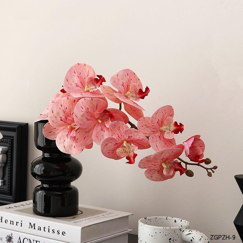Bionic Phalaenopsis Orchid Artificial Flower Arrangement for Living Room or Coffee Table