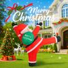 6.23FT Inflatable Toy Climb Santa Claus Xmas for Yard Lawn Party Decoration with LED Light Christmas Home Supplie Ornament Gift
