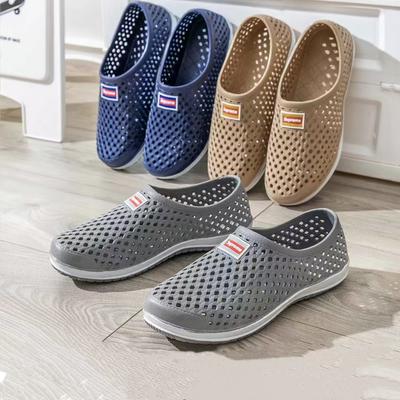 Nieuwe Zomer Heren Ademende Strandsandalen Antislip Trendy Schoenen met Gesloten Teen
