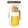 ABWR-Kitchen Spray, 2 In 1 Olive Oil Dispenser And Oil Sprayer Bottle, Oil Dispenser Bottle For Kitchen For Air Fryer