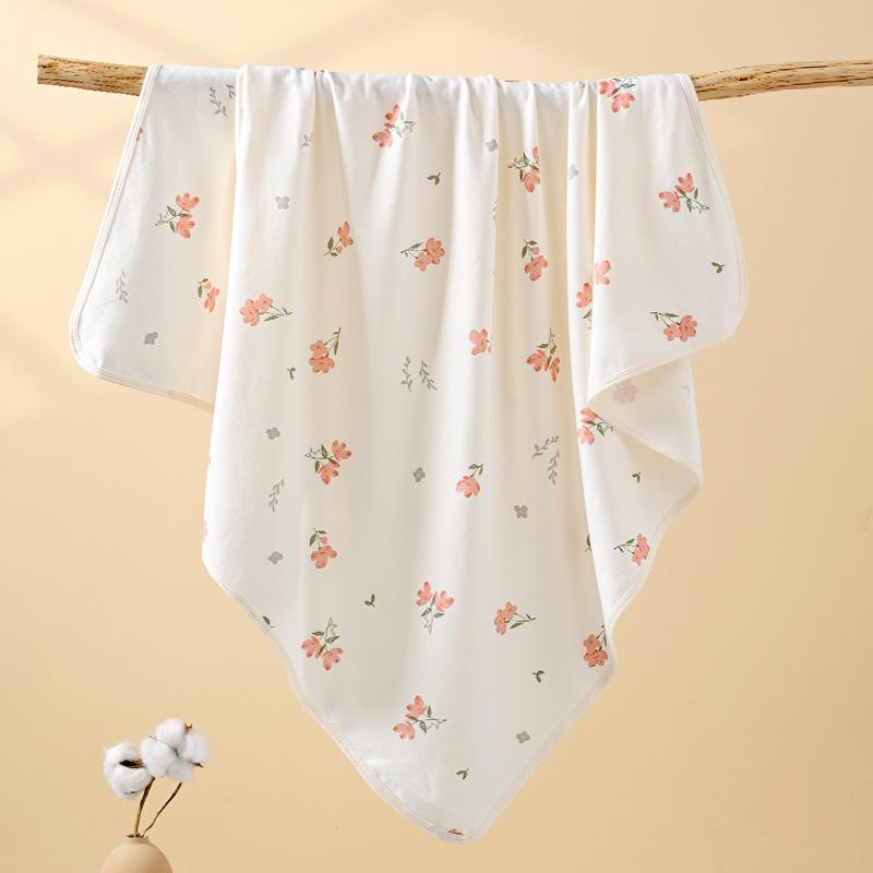 Breathable Pure Cotton Newborn Swaddle Blanket, Thin To Prevent Startle Reflex, Infant Type A.