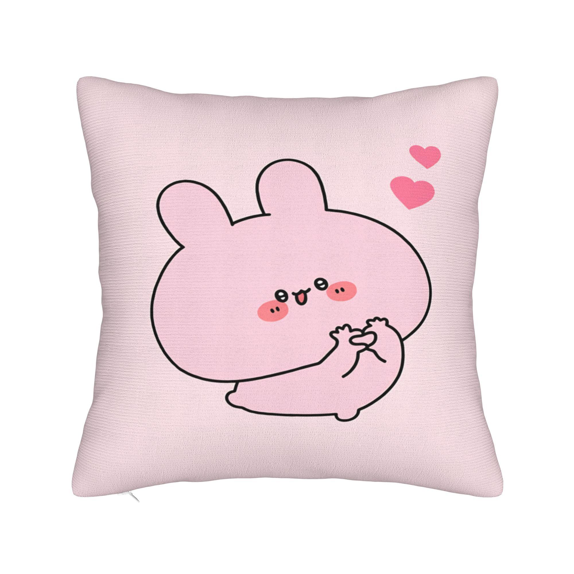 

Asamimichan and Anemimi Pillow Case Custom Pillow Cover For Sofa Couch Bed Living Room Fashion Pillowcases 12x12Inch