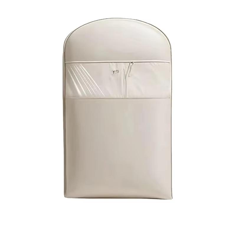 1Pc Down Jacket Compressed Dust Cover Clothes Compression Hanging Bag Household Visible Clothes Storage Bag Wardrobe Organizer