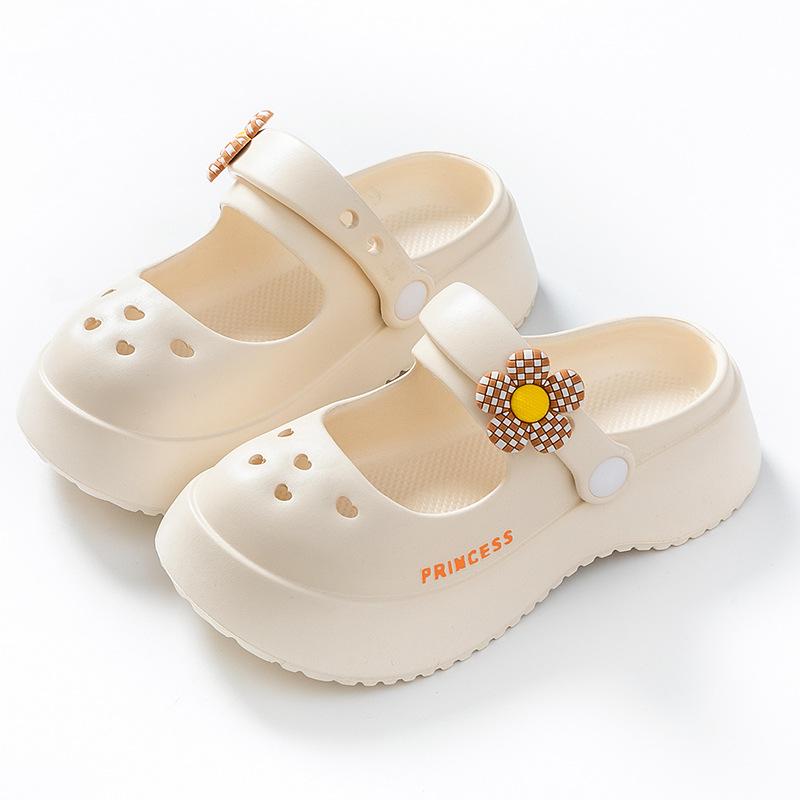 Fashion Baotou slippers for women summer thick-soled beach shoes non-slip EVA slippers outdoor beach sandals