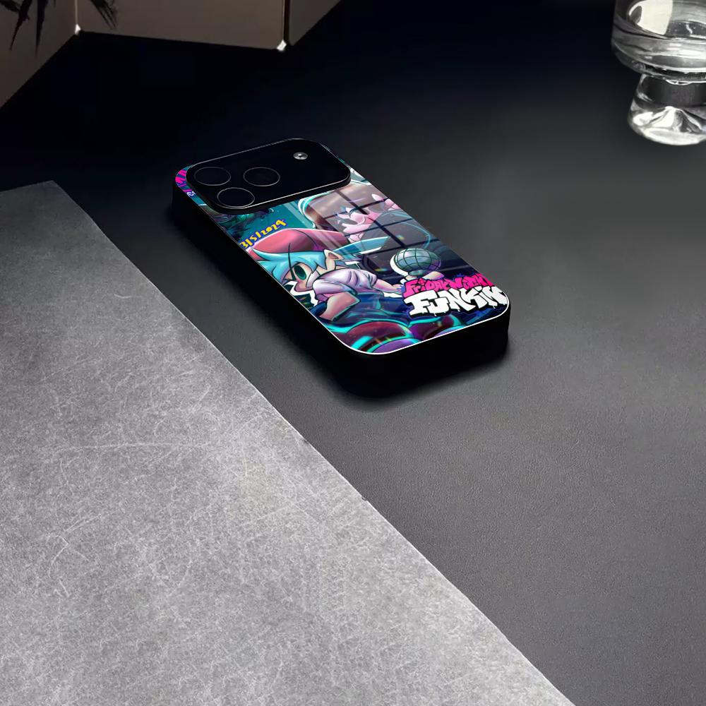 Friday Night Funkin Game Phone Case Tempered Glass For IPhone 17 15 16 14 12 13 11 Pro XS Max Plus Mini Cover