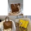 Tote Bag For Women Pu Leather Retro Large Handbag With Zipper For School And Casual Use