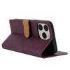 N.BEKUS CSJ-001 For iPhone 16 Pro Max Stand Case PU Leather Wallet Phone Cover