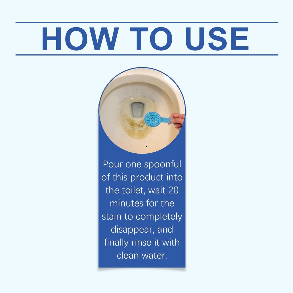 Toilet Bowl Cleaner - Formulated , RV & Portable Use - Remove Stains From Plastic & Porcelain Bowls - Compatible With Most Holding Tank