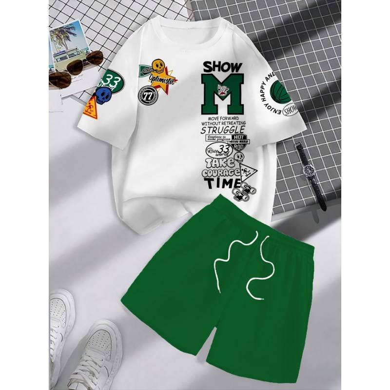 

Summer 2026 new casual fashion 3D printed soft, comfortable, lightweight and breathable men s set 6XL