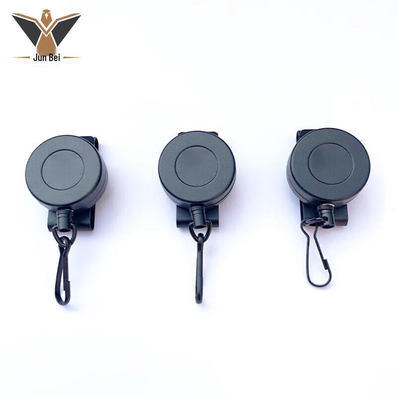 Junbei Ret retractable Stainless Steel Wire Lanyard with Keychain