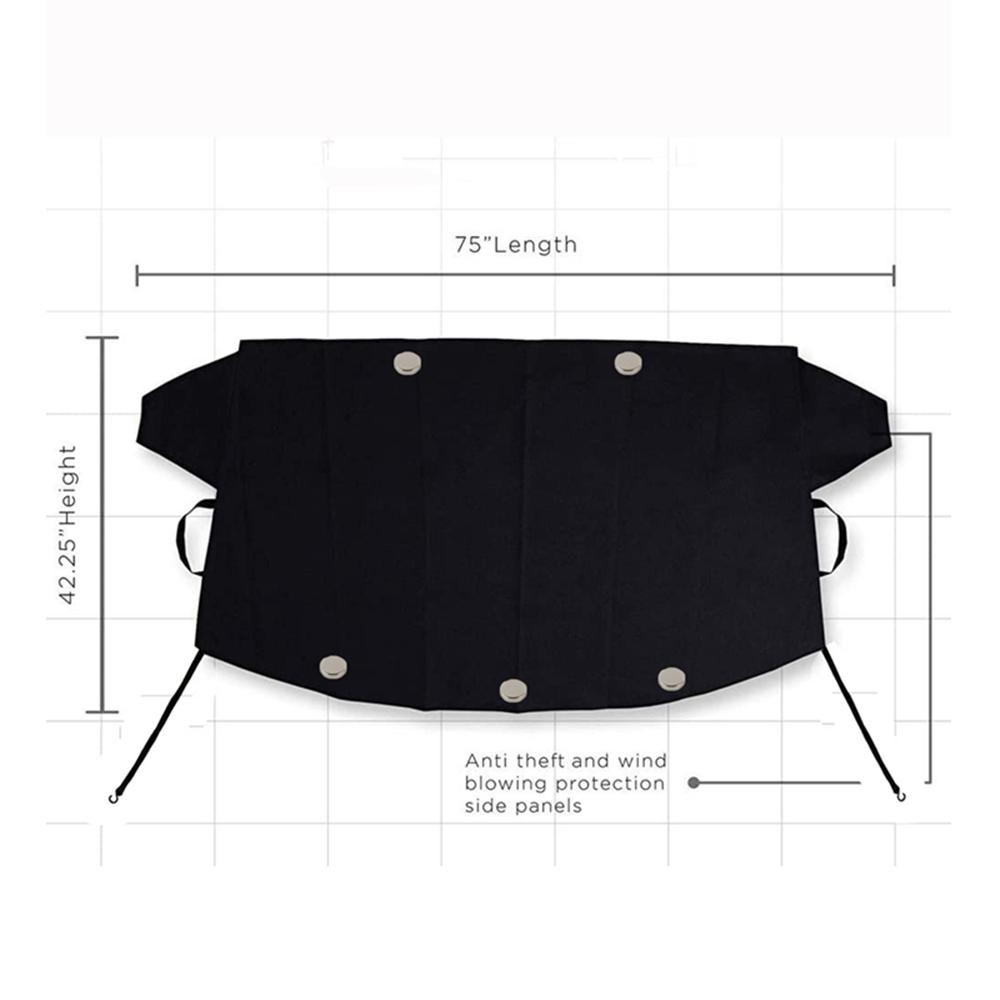 

Windshield Cover Kit For Ice&Snow Windshield Snow Ice Cover with Magnetic Edges