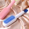 Retractable Pet Brush Soft Pet Hair Remover Brush for Small Dog and Cats Gentle Grooming Tool for Efficient Hair Remval
