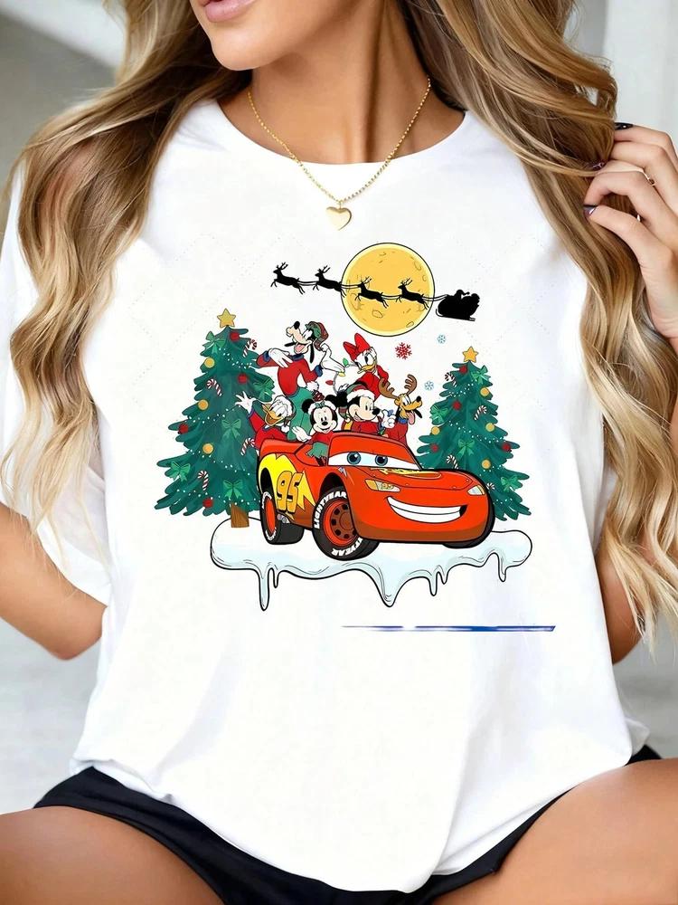 Mouse And Friends Cars Lightning Mcqueen TShirt Unisex 3 S