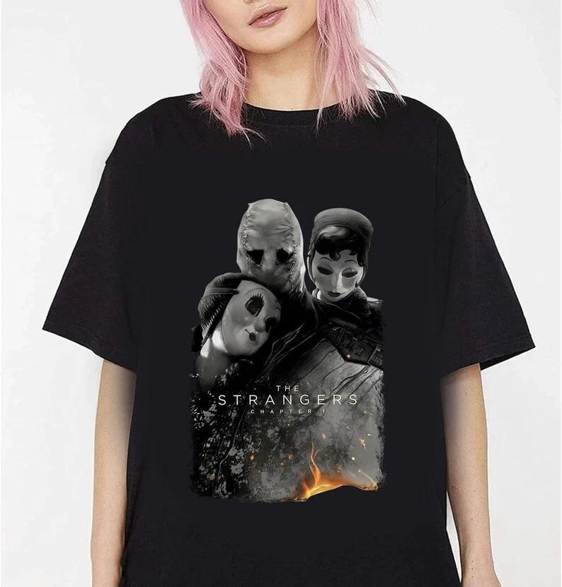 Men s and Women s T-shirts The Strangers: Chapter 1 (2024) Movie T-Shirt, Horror Movie TShirt XL