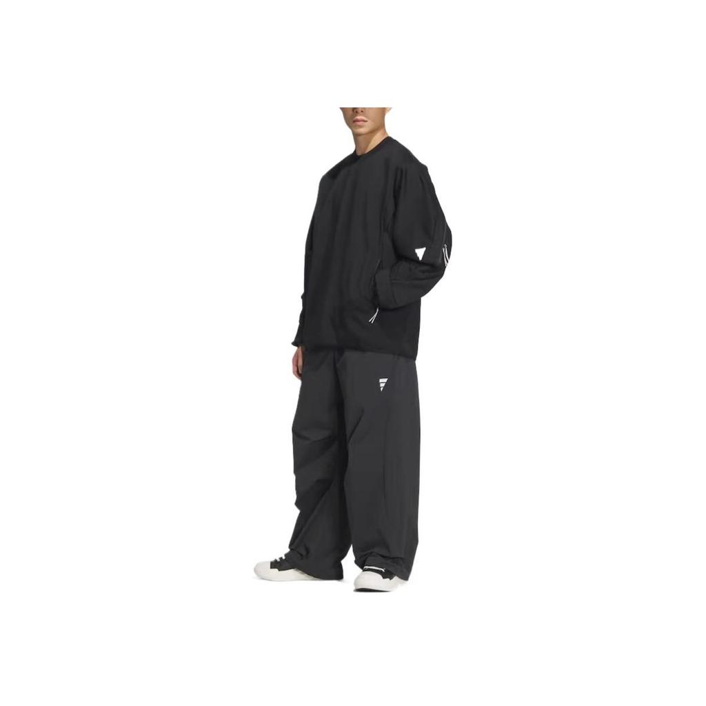 adidas Felpa con cappuccio casual morbida versatile confortevole unisex nera JM8630