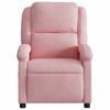 Recliner Chair Pink Velvet