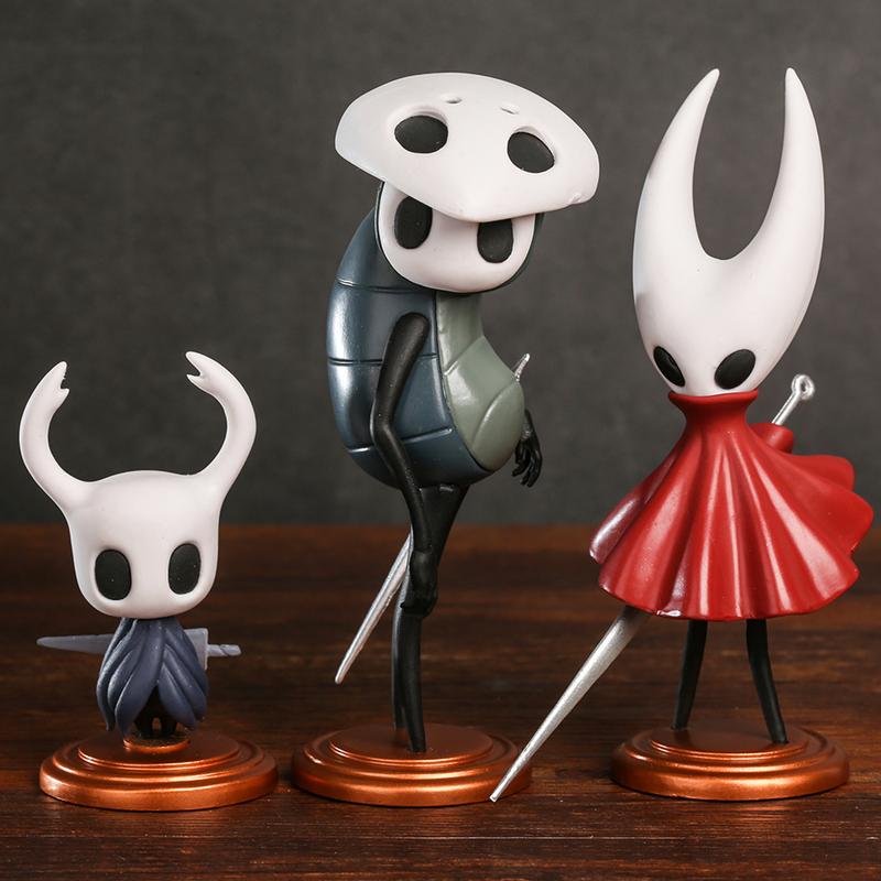 Hollow Knight Silksong Hornet Quirrel Game Figures Collectible Model Dolls Gifts 3pcs/set