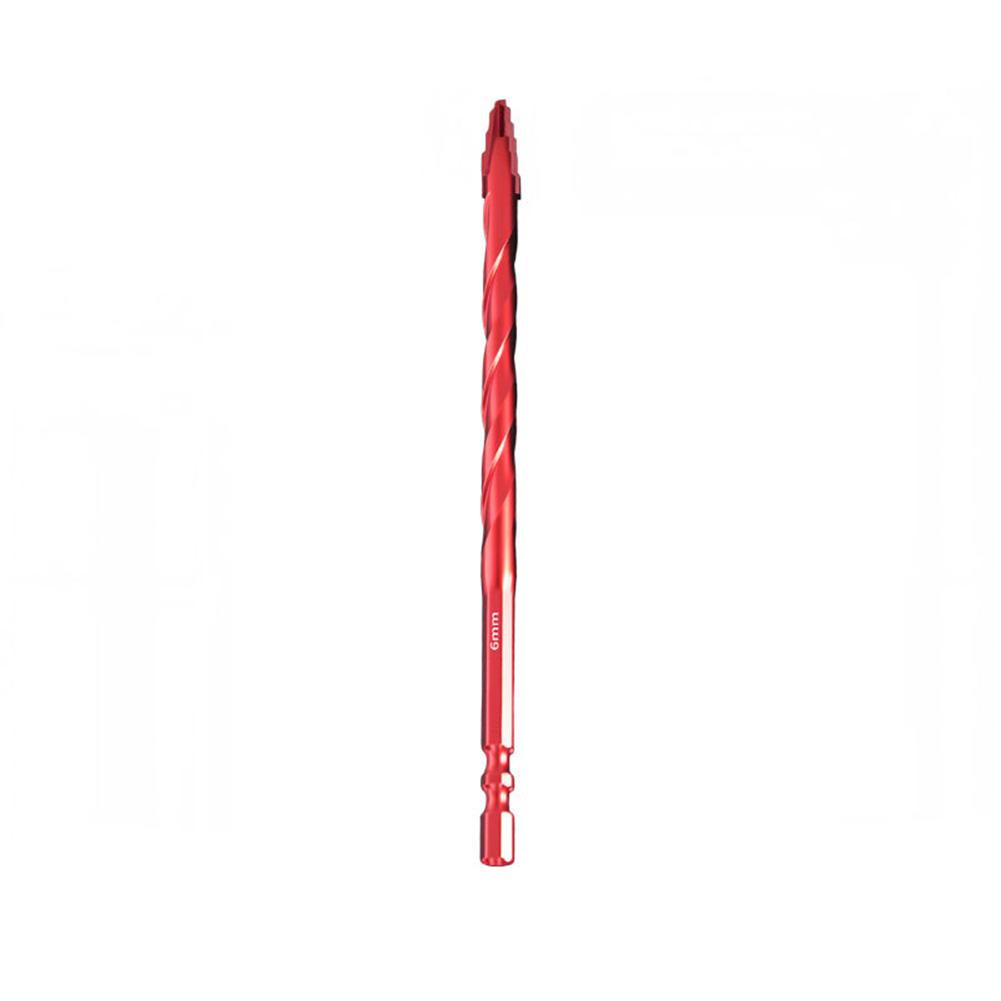Carbide Drill Bits Set Drill Bit (6/6/8/10/12mm) Suitable For: Drlling On Drywall, Bricks, Tiles, Wood, Aluminum And Sheet Metal