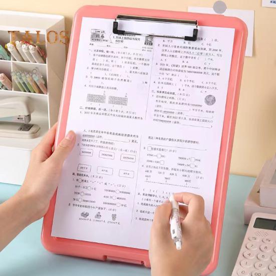 Hemşirelik Öğrenci Panosu 2'si 1 Arada Depolama Katlanabilir Pano Su Geçirmez A4 Boyutu Kağıt Depolama Bölmeleri Pano Kutusu